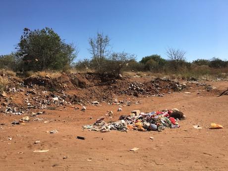 Rubbish in the countryside