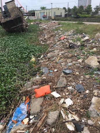 Rubbish in town